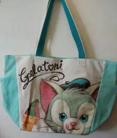 ダッフィー　ジェラトーニ　トートバッグ　ディズニー　タグ付