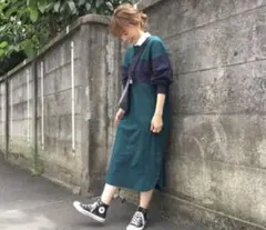 サニーレーベル　ラガーワンピ