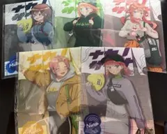 五等分の花嫁 ソフマップ　サウナ行こう！　クリアファイル　全種のサムネイル