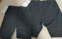 未使用　薄手　夏　半ズボン お揃い　　95　80　サイズ パンツ ハーフパンツ