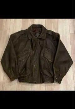 80s　TYPE G-1 A-2ブラウンレザージャケット