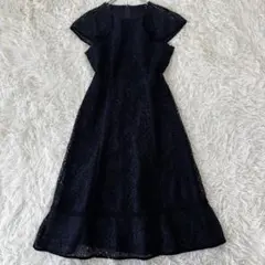 ANAYI✨現行タグ　総レース　フレアワンピース　チュール　綺麗め　M