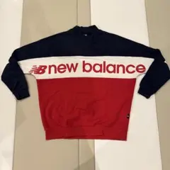 new balance トレーナー Sサイズ ネイビー/ホワイト/レッドのサムネイル