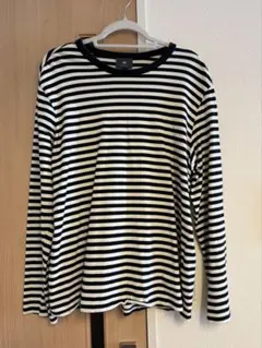 H&M ストライプ 長袖Tシャツ Lのサムネイル