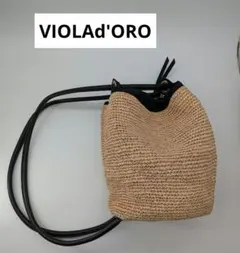 VIOLAd'ORO ヴィオラドーロ かごバッグ トートバッグのサムネイル
