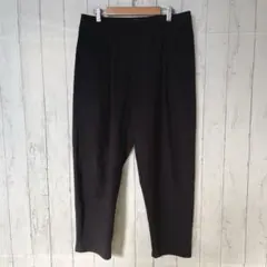 ZARA ザラ メンズ L-XL 黒 テーパード イージーパンツ クロップド丈