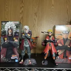 一番くじ NARUTO 疾風伝 自来也 ナルト 仙人モード フィギュアセット