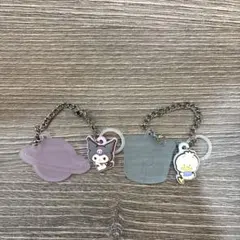 サンリオキャラクターズ ダブルチャーム（クロミ•あひるのペックル）