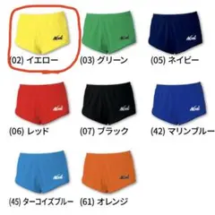NISHI ランニングパンツ N66 L014N-02 レディース イエローのサムネイル