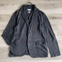 【ビューティーアンドユース】ジャケット カーディガン リネン グレー E1339