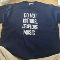 DINGO メッセージニットセーター ネイビー