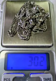 pt850 ネックレス6面 60㌢ 30.2g 造幣局刻印