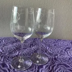 ワイルドストロベリーペアワイングラス【ウエッジウッド廃盤品】