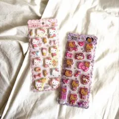 ♡ハローキティ♡もちもちマシュマロシール♡日焼け♡サンリオ♡2点セット