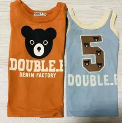 ミキハウス 90 DOUBLE.B タンクトップ・Tシャツ　お買得