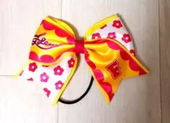 チアダンス　フルール　リボン　ヘアアクセ