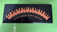 藤井風　HELP EVER HURT NEVER ピアノのフレークシール1枚　黒