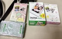 FUJIFILM instax miniフィルム50枚セットキキララ·絵柄キティ