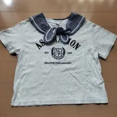 メゾピアノジュニア　mezzo piano junior セーラー襟 Tシャツのサムネイル