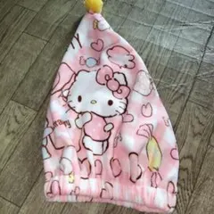 ハローキティ 帽子 ピンク フリース