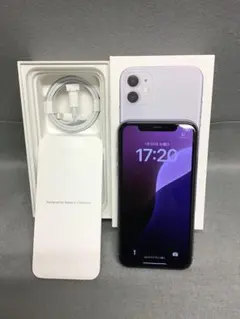 美品 国内版 SIMフリー　iPhone11 64GB パープル色