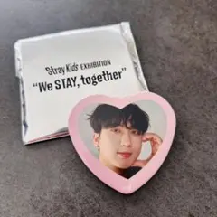 新品 Stray Kids 缶バッジ 展示会 グッズ チャンビン スキズ 심장
