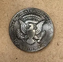 アメリカ　ケネディハーフダラー コンチョ 　1972 イーグル