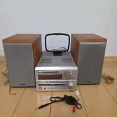 DENON システムコンポ D-MS5DV シルバー リモコン付き 動作品 DENON システムコンポ D-MS5DV シルバー リモコン付き 動作品 DENON