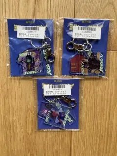 銀河特急ミルキー★サブウェイ アクリルキーホルダー 3点セット