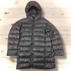 UNIQLO フード付き ダウンジャケット Mサイズ ブラウン 2375