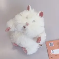 Folkmanis フォークマニス 白ネズミ ハンドパペット リアルぬいぐるみ