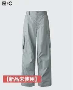【新品未使用】ユニクロ UNIQLO:C ワイドフィットカーゴパンツ Mサイズ