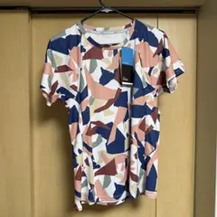 新品タグ付　le coq ルコック テニス JTA公認 ゲームシャツ L 総柄のサムネイル