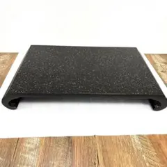 【送料無料】螺鈿花台　台座　花台　木製　巻き足