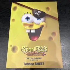 スポンジボブ　タトゥーシート