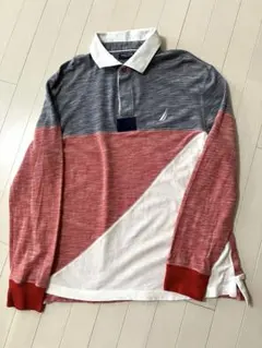 NAUTICA ポロシャツ　メンズLのサムネイル