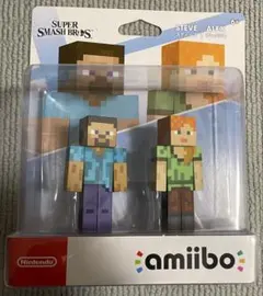 amiibo マインクラフト スティーブ&アレックス ニンテンドー アミーボ2体