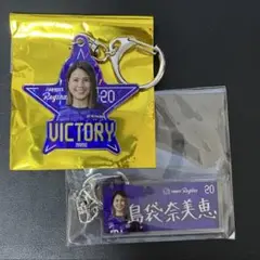 サンフレッチェ広島レジーナ 勝利時限定 星型ホログラムキーホルダー他
