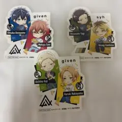 given キャラクターシールセット