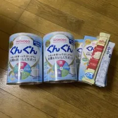 ぐんぐん 粉ミルク 2缶セット　個包装ぐんぐん22本　ほほえみらくらくキューブ2