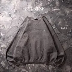 STARTER トレーナー スウェッ刺繍　前V ワンポイントのサムネイル