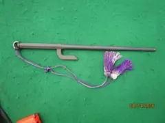懐中十手 鉄製 紐巻き 捕具 武具 時代物 在銘 | Mercari