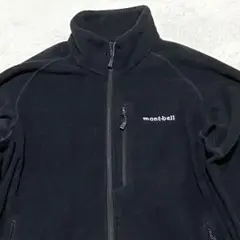 mont-bellモンベル フリースジャケット M ブラック CLIMAPLUS