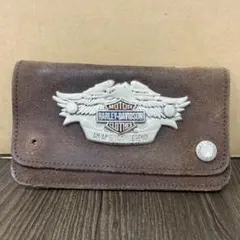 80s 90s HARLEY DAVIDSON レザー トラッカーウォレットのサムネイル