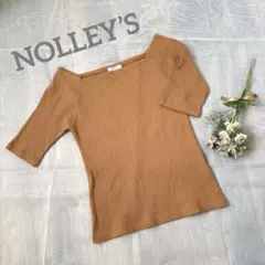 NOLLEY’S ノーリーズ カットソー Tシャツ トップス テラコッタ 日本製のサムネイル