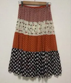 ゆうゆ様限定　ツモリチサト　森のくまさん　フレアスカート　tsumori TSUMORI CHISATO（ツモリチサト）の「ｸﾞｱﾃﾏﾗﾏｰｹｯﾄ（スカート