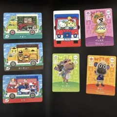 どうぶつの森 amiiboカード　サンリオ　アミーボカード　シール