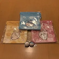 ちいかわ 巾着袋 3枚セット キーホルダー付き