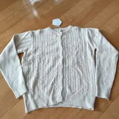 アイボリー カーディガン