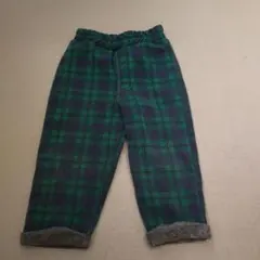 グリーンチェックパンツ 95cm